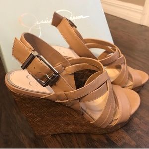 Jessica Simpson wedges 8.5